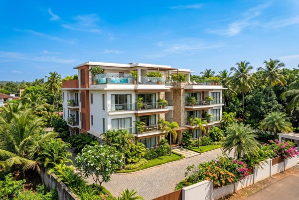 Bluewave 1bhk pool view w/game zone, jacuzzis
