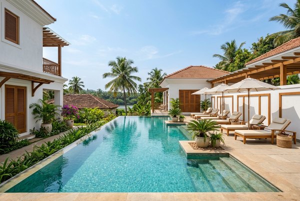Woodwind cosy 1 bhk greenery view w/pool+game