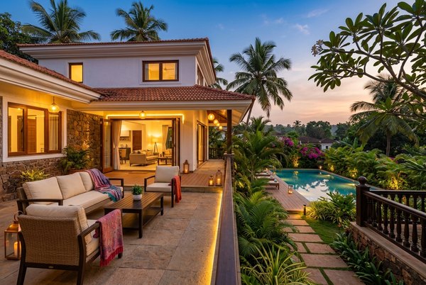 Bluewave 1bhk pool view w/game zone, jacuzzis